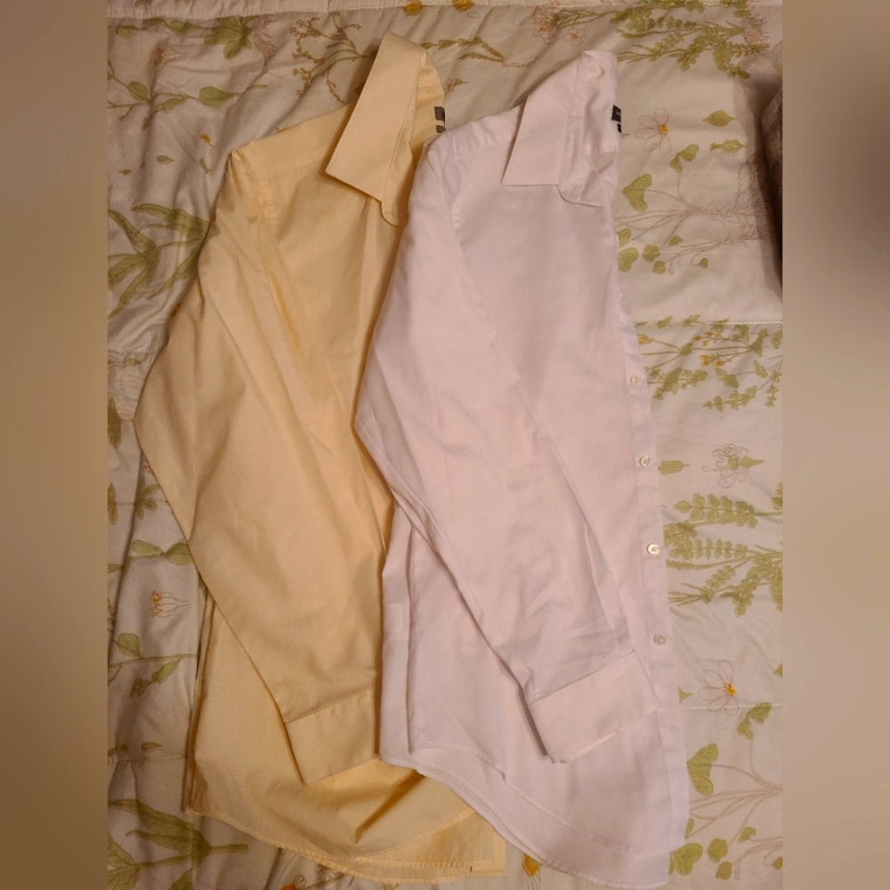 Men's button up long sleeve shirts bundle